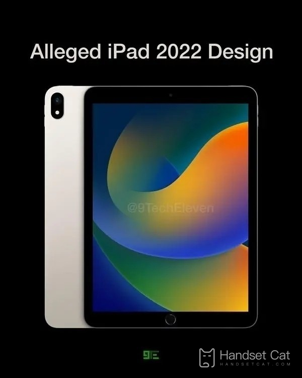 iPad 10最新爆料，直角邊框加Type-C接口！